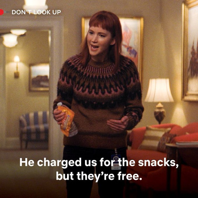 Charging for free snacks