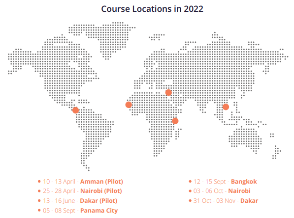 Course locations