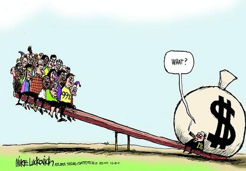 Inequality cartoon