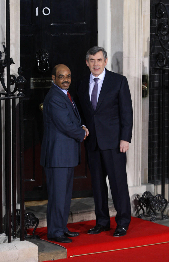 Meles Zenawi and Gordon Brown